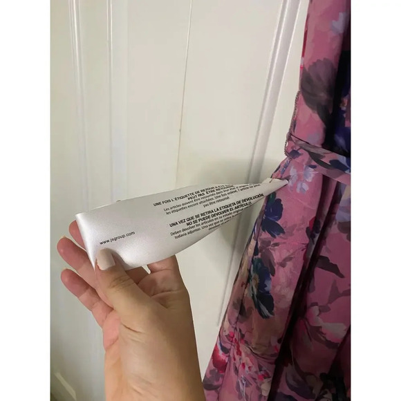 Kay Unger Ellen Pleated Floral Dress Size 0 - Picture 8 of 10